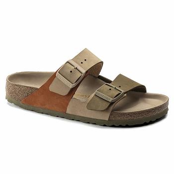 Dámské Arizona Birkenstock Split Hex Nubuck Hnědožlutý | CZ 94VRW